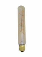 Deco LED gloeilamp - LED staaf - Ø3 x 19 - amber - 4W - E27 - dimbaar