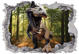 Dinosaurus T-Rex fotobehang 3D Bos