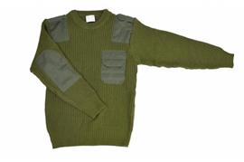 Commando pullover groen acryl | groen | large