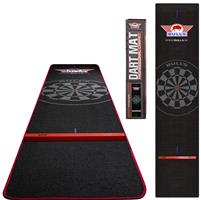 Bulls Carpet Dartmat Black Red 300x65 + oche Bulls Carpet Dartmat Black Red 300x65 + oche