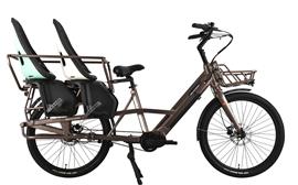 Brinckers BULKR Longtail ebike 3V automatic Grey Gloss