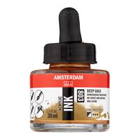Amsterdam Acrylic Ink Fles 30 ml Donkergoud 803
