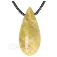 Groene Opaal druppel hanger Nr 30 -9 gram