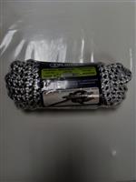 Landvast Polyester   Ø 14mm L:10m  Wit/Zwart