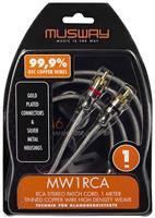 MW1RCA  RCA kabel 1 METER