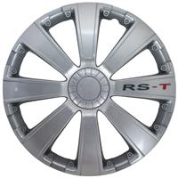 4-Delige Wieldoppenset RS-T 13-inch zilver