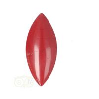 Rode Jaspis ovaal hanger Nr 7 - 12 gram