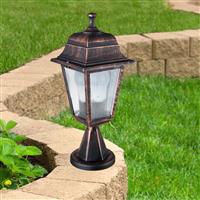 [lux.pro] Wandlamp voor buiten Ipswich E27 koperkleurig