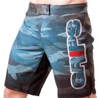 GRIPS Fight Shorts Diablo Snake Fight Blauw GRIPS Athletics
