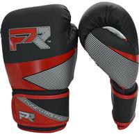 Punch Round Bokshandschoenen Evoke Zwart Rood