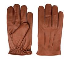 Swift classic fleece lined nappa bruin leren handschoenen