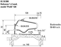 Ligbox model Spinder Profit voor kalveren 2-8 wkn