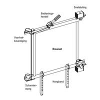Draaiset zelfsluitend voerhek met snelsluiting 2012