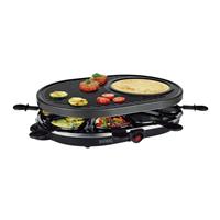 Royalty Line 2 in 1 Electrische Grill met 8 Stuks Raclette