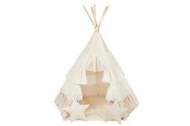 Tipi tent met ruches - Happy Frills incl mat en 2 kussens Tipi + speelmat + 2 kussens