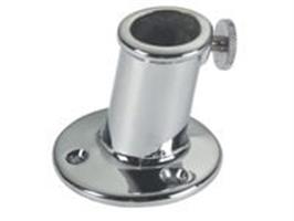 Vlaggenstokhouder Messing Verchroomd 25mm