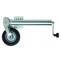 Neuswiel met stalen velg 60mm Automatisch Uitklapbaar aan de Oplooprem