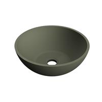 Waskom Arcqua Prince Opbouw 38x14 cm Rond Mat Groen