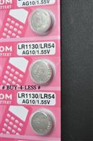 Knoopcel batterijen AG10 LR1130 389 SR1130 189 lr54 alkaline batterij 1.5v