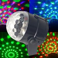 Crystal magic ball disco lamp rgb led discobol discolamp 180 graden
