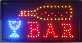 Bar drank cafe LED bord lamp verlichting lichtbak reclamebord #C1