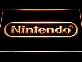 Nintendo game neon bord lamp LED verlichting reclame lichtbak *rood*