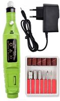 Nagelfrees nagel frees manicure pedicure elektrische vijl *groen*