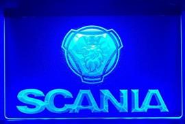 Scania neon bord lamp LED verlichting reclame lichtbak XL *40x30cm* #1