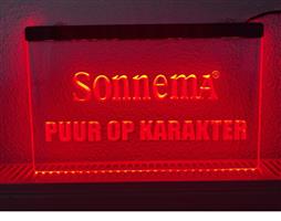 Sonnema neon bord lamp LED verlichting reclame lichtbak bier #1
