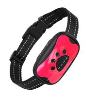 Vibratie anti blafband antiblafband geluid hond honden waterdicht *rood*