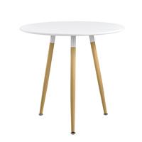 Design eettafel Camille Ø80x75 cm MDF rond wit