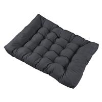 Zitkussen voor palletbank tuinkussen 120x80x12 cm donkergrijs