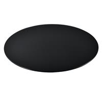 Glasplaat ESG veiligheidsglas 6 mm voor tafels Ø90 cm zwart