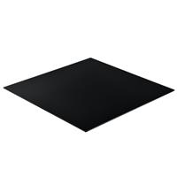Glasplaat ESG veiligheidsglas 6 mm voor tafels 70x70 cm zwart