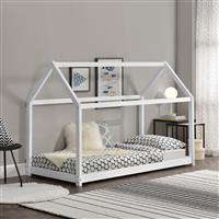 Kinderbed Netstal houten bed huisbed 80x160 cm wit