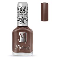 Moyra stempellak nagel Polish 12ml SP37 CHOCOLATE BROWN