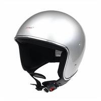 Redbike RB-660 retro jethelm zilver