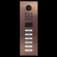 DoorBird IP intercom  D2106V Brons, 6 drukknoppen - Aantal : 6 Drukknoppen