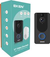 Wifi deurbel intercom video camera deur bel ring EKEN V7 + app