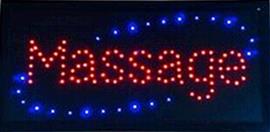 Massage LED bord lamp verlichting lichtbak reclamebord #E