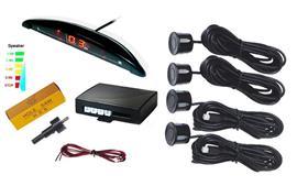 Parkeersensoren parkeer sensoren auto achter inbouw LED scherm *ZWART*