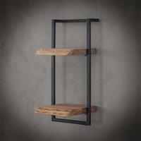 Wandplank Edge | Twee planken  | 65 cm