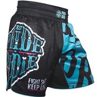 PRiDE or DiE Fightshort Z-CAMP 2.0 Zwart Blauw
