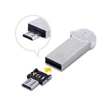 LUXWALLET O2 - OTG Micro USB Smartphone Adapter - Zet normale USB in Micro USB flashdrive - o.a USB 