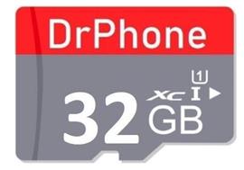 DrPhone MSI – HC U3 - 32GB Micro SD Kaart Opslag - Met SD Adapter - High Speed Klasse 10 - Premium O