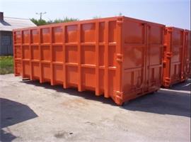 afzet containers met extra  versteviging balk