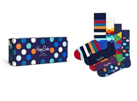 Happy Socks Stripe & Dots - Giftbox - Maat 36-40 - 4 paar