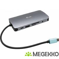 I-tec Metal USB-C Nano Dock HDMI/VGA with LAN + Power Delivery 100 W