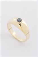 Gouden bandring met saffieren