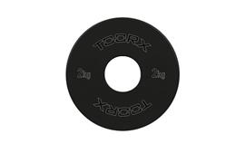 Toorx Fitness Micro Halterschijven - 50 mm - Zwart - Staal 2kg